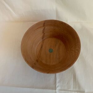 Like New Handcrafted Wood Bowl.